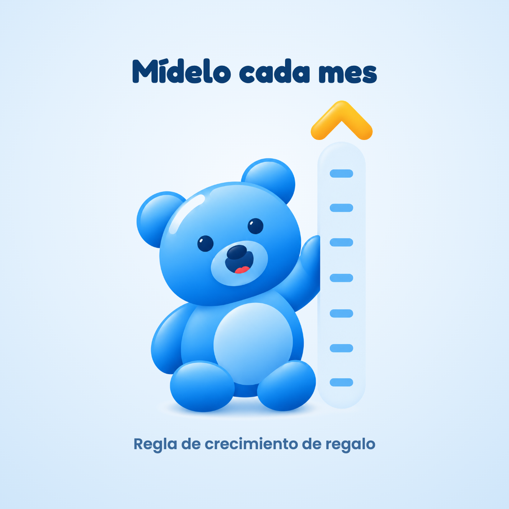 Mídelo cada mes con la regla de crecimiento